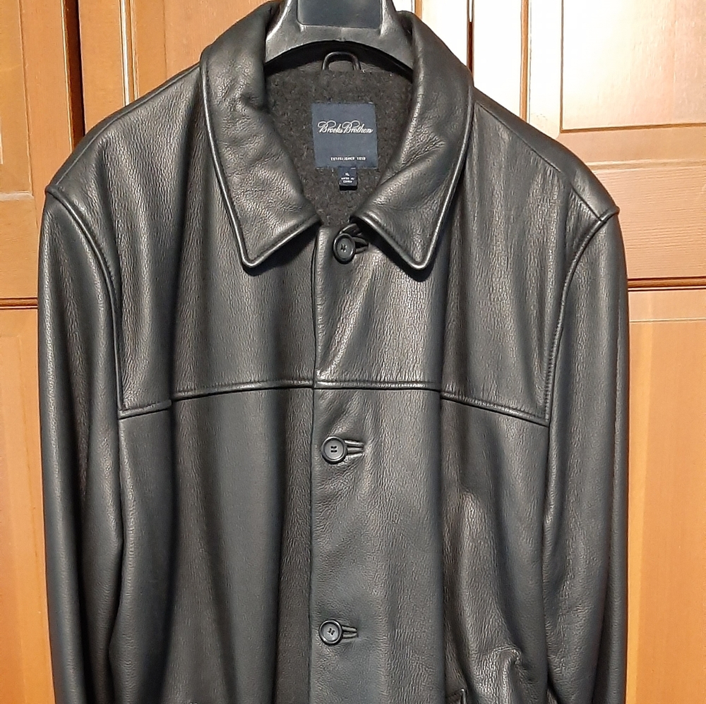 Brooks Brothers leather jacket
